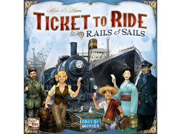 Ticket to Ride Rails & Sails Brettspill Frittstående spill
